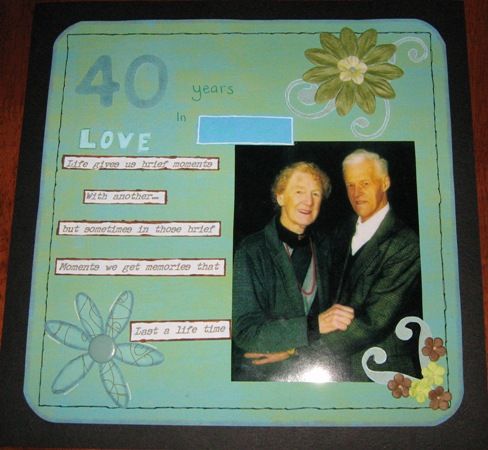 Wedding Anniversary Scrapbooking Ideas to help you create a unique gift for a special coupler for their anniversary